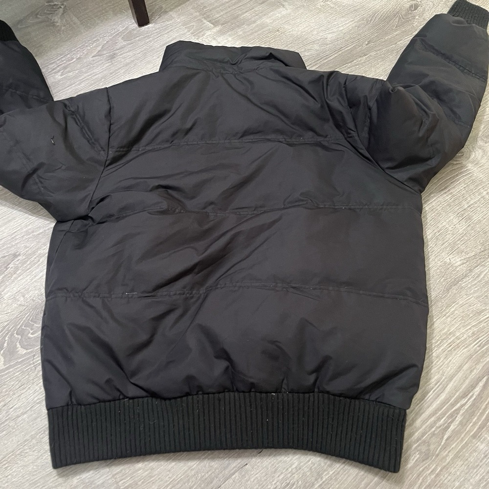 Hawke & Co Puffer Jacket Men's Medium Black Full Zip Coat - Picture 4 of 11